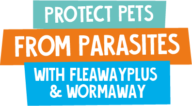 Protect pets from parasites with FleawayPlus and Wormaway